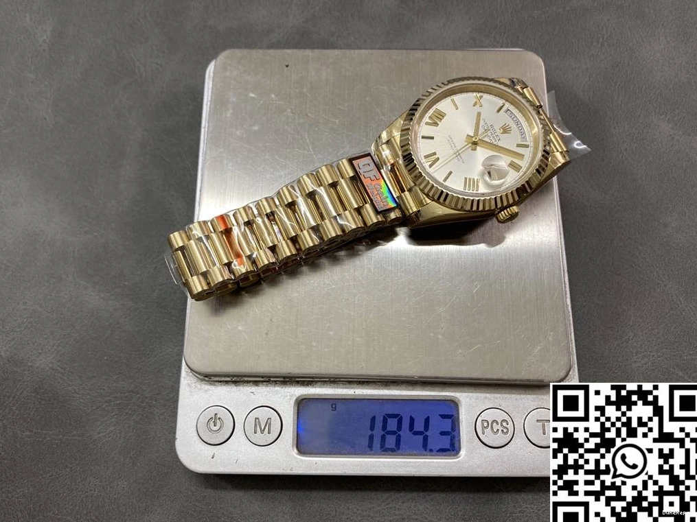 Day Tungsten M228238-0042 Dial Date Rolex v5 QF Steel Factory White 0126